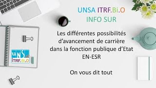 Fonction publique dEtat  les possibilités dévolution de carrière des personnels [upl. by Aerbas546]