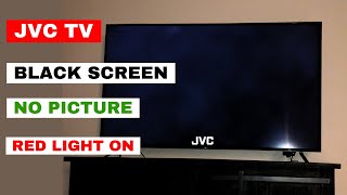 How to Fix JVC TV Black Screen amp No Picture  All Issues Solved [upl. by Cyma142]