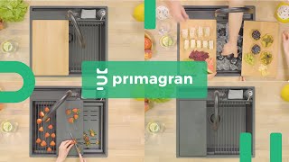 Primagran  Fregadero de granito Oslo Pocket Multilevel [upl. by Oel]