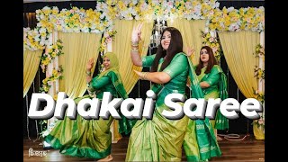 Dhakai Saree  Dance Cover  Holud Dance Performance  Arefin Shuvo  Jolly  Niyoti Bangla Movie [upl. by Rotow]