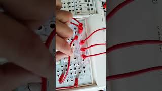 integrator circuit using opamp 741 show by DSO Anshuman trainer experiment ECE lab latestvideo [upl. by Enowtna]