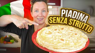 PIADINA fatta in casa SENZA STRUTTO [upl. by Roede875]