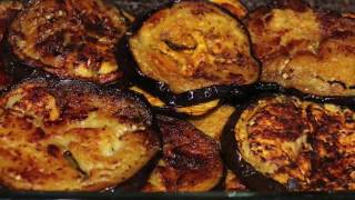 Fried Eggplant Begun Bhaji  Quick and Easy [upl. by Leiso]