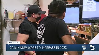 California minimum wage to increase in Jan 2023 [upl. by Adkins]