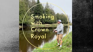 Smoking with Crown Royal Wood Pellets [upl. by Iteerp]