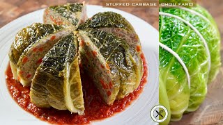 Stuffed Cabbage  Chou Farci – Bruno Albouze [upl. by Edijabab433]