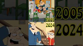 American dad 2005 vs 2024 familyguy funny comedy americandadcartoonusaintro2005stevesmith [upl. by Darren]