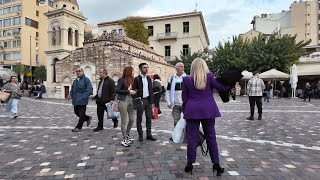 5 minutes at Monastiraki square  Athens center [upl. by Feune19]