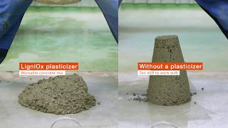 Sustainable LigniOx plasticizers for concrete  see how they work [upl. by Comstock697]