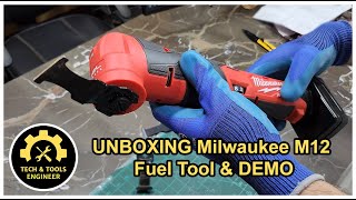 UNBOXING Milwaukee M12 Fuel Tool and DEMO [upl. by Tamanaha218]