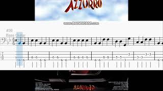 Adriano Celentano  Azzurro 1968 Bass Tab [upl. by Richard828]