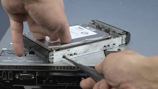 Dell Poweredge R710 Hard Drive Installation [upl. by Birchard]