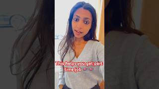 How to get part time job in uk 🇬🇧uk internationalstudents youtubeshorts parttimejob london [upl. by Mixie]