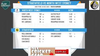 Sydney Shires Comp  First Grade The RB Clark Cup  Rd6  Strathfield v North West Sydney  Day 2 [upl. by Atteval788]