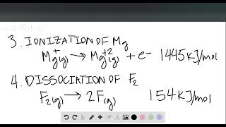 Use the following data to estimate for magnesium fluoride [upl. by Dreyer]