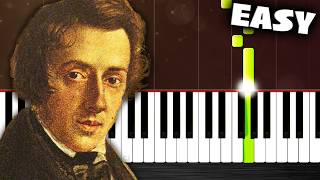 Chopin  Nocturne Op 9 No 2  EASY Piano Tutorial by PlutaX [upl. by Margret]