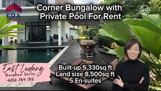 East Ledang Noble Park Bungalow with Pool For Rent [upl. by Brottman]