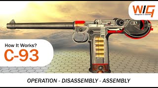 Borchardt C93 How It Works  Operation Disassembly and Assembly [upl. by Kizzee]