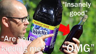 Making Wine from Welchs Grape Juice [upl. by Yesiad]