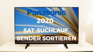 Sat Suchlauf Panasonic TV 2020 amp Sender sortieren [upl. by Estey]