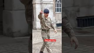 Behind the white lines Guys royalhorseguard tourist history buckinghampalace highlights [upl. by Erdreid113]