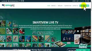 how to activate subscriptiontrial account of smartview iptv [upl. by Dudden]