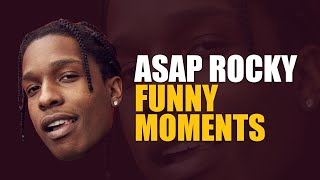 ASAP Rocky Funny Moments BEST COMPILATION [upl. by Arihk]