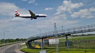 15 Mins Of London Heathrow Plane Landings  May 12th 2024 [upl. by Garreth730]