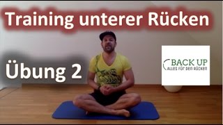 Training unterer Rücken  Muskelaufbau und Rückentraining  Übung 2 [upl. by Cortie506]