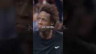 Monfils best moment hopecore tennis monfils tennisplayer [upl. by Avra]