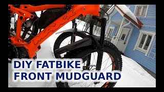 How to make a Fatbike front Mudguard [upl. by Eniliuqcaj96]