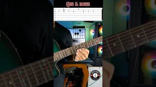 Guns N Roses Guiter Tabs Tutorial for guiter beginners [upl. by Klina]