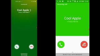 Samsung Galaxy A11 vs Samsung Galaxy J1  double incoming calls 📞 [upl. by Newel]