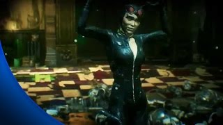 Batman Arkham Knight  All Riddler Riddles to Rescue Catwoman  Riddler Revenge [upl. by Ycnuahc]