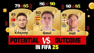 POTENTIAL VS OUTCOME in FIFA 25 💀💀 [upl. by Eessej921]