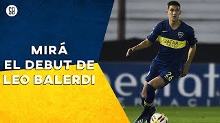 El debut de Balerdi con la camiseta de Boca ante Huracán [upl. by Bael]