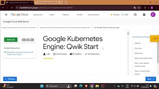 Google Kubernetes Engine Qwik Start qwiklabs GSP100 Epañol [upl. by Aicelef]