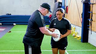 Rugby Lineout throwing  Spin on ball [upl. by Yasmin]