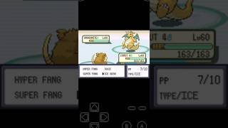 Raticate VS Dragonite pokemonfirered pokemongo pokémon pokémontcgpocket [upl. by Lleda]