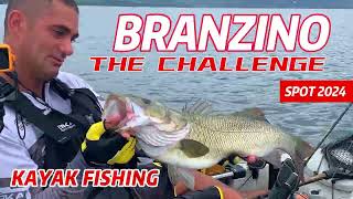 Branzino the Challenge 2024 spot  kayak fishing spigola Laguna Orbetello [upl. by Cati]