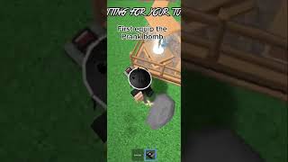 How to prank bomb jump in mm2 robloxmm2 shorts [upl. by Joelly]