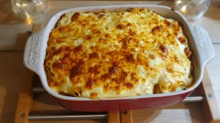 gratin de pates poulet béchamel recette facil قراتان المعكرونة بالدجاج و البيشامال🍝بذوق أكثر من رائع [upl. by Dewey]