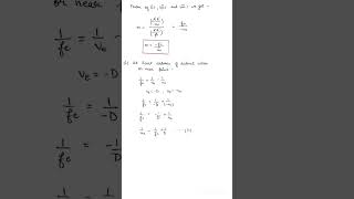 Derivation of astronomical telescope  Class 12 Optical instrument  BOARDS EXAM [upl. by Egres]