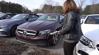 Rubelite Red 2019 MercedesBenz EClass E450 4MATIC® video review with Tina [upl. by Malley774]