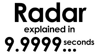 Radar explained in ten seconds [upl. by D'Arcy982]