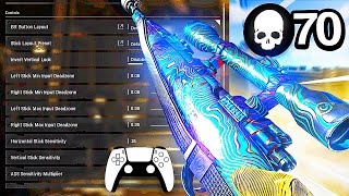 1 BEST CONTROLLER SETTINGS in WARZONE🔥 SENSITIVITY  DEADZONE [upl. by Georgine471]