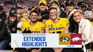 No 9 Missouri vs Arkansas Extended Highlights  CBS Sports [upl. by Nadoj]