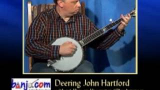 Banjocom video Frailing demo of a new Deering John Hartford 5String Banjo [upl. by Adiarf199]