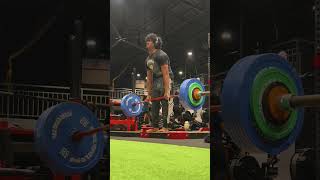 ‼️ Heaviest conventional deadlift‼️ attempt at 80kg class in india powerlifter gym reels viral [upl. by Annette]