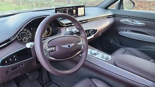 2022 Genesis GV70 25T AWD Advanced Interior  Detailed Walkthrough [upl. by Solracsiul]